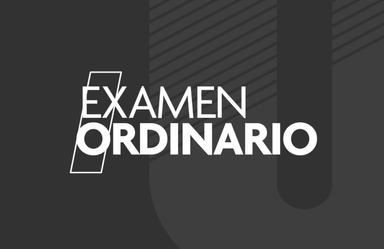 Banner Examen ordinario
