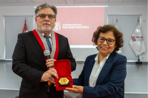 Rector UPSJB y directora de instituto "Argentina"