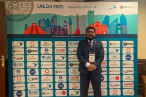 Decano de FIN UPSJB en evento internacional