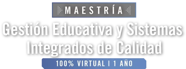 Gestión Educativa y Sistemas Integrados de Calidad 1 TITULAR 4