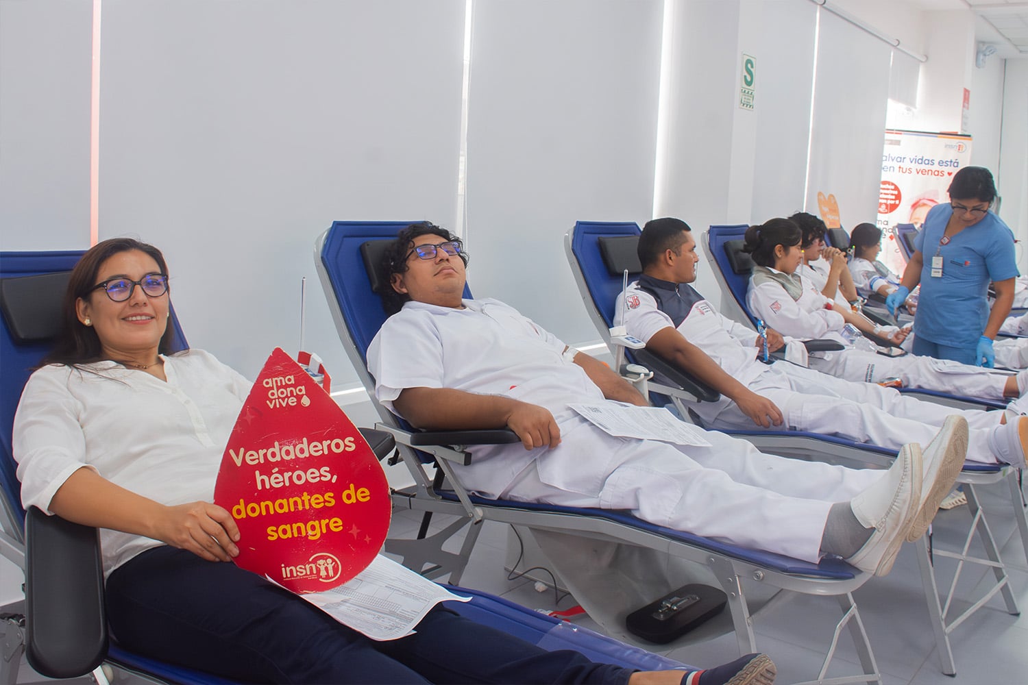 campaña solidaria de donación de sangre