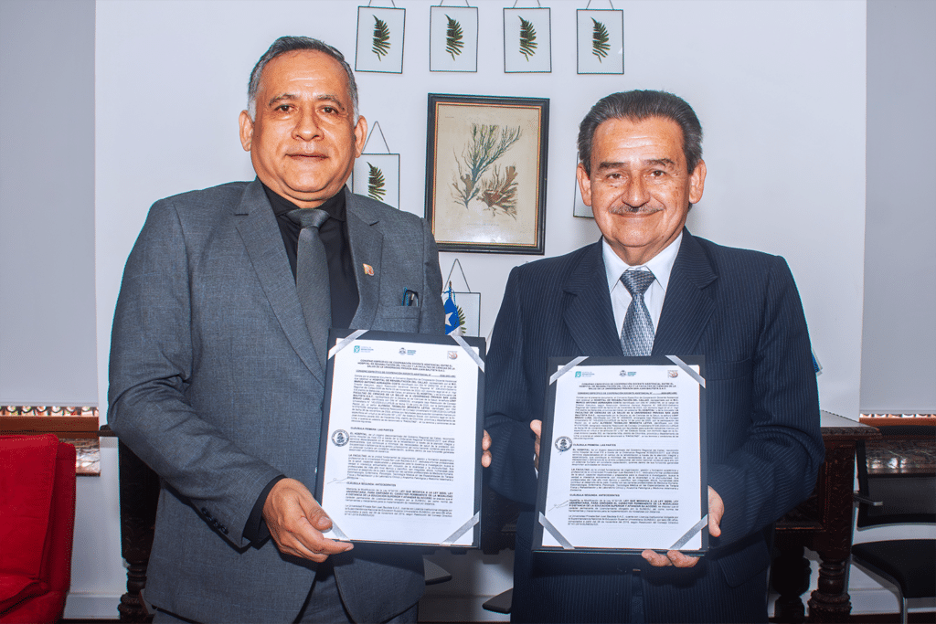 UPSJB suscribió convenio interinstitucional con el Hospital de Rehabilitación del Callao 1 np.conv .interinst.foto1