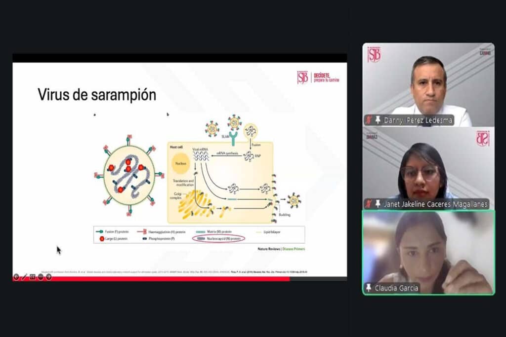 Webinar Internacional: Investigación de brotes de Sarampión fortaleció el intercambio académico entre la UPSJB y la Universidad de Santander 1 nptmed1
