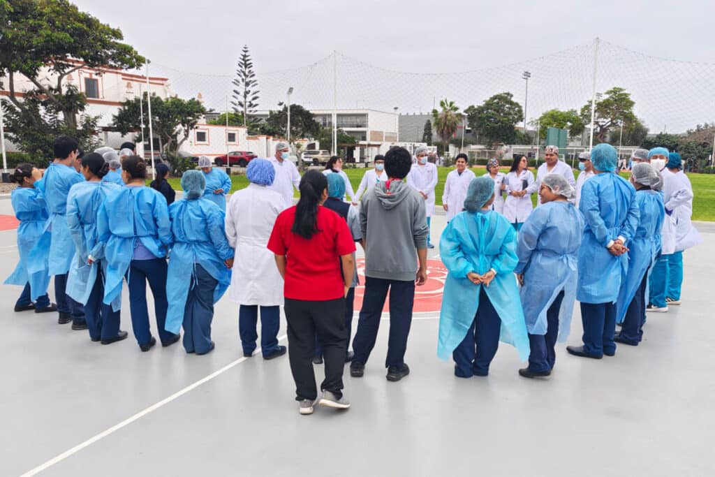 UPSJB prepara a su comunidad universitaria para responder ante sismos en el Campus Chorrillos 3 Blog4 3