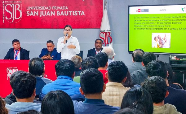UPSJB y SUNARP: Charla para Emprendedores