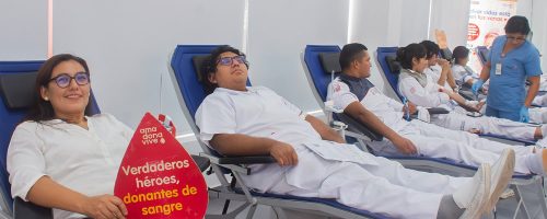 campaña solidaria de donación de sangre